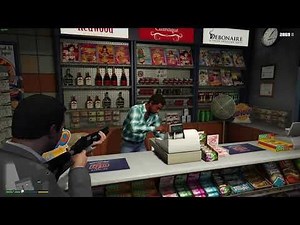 In GTA V's Story Mode if you rob a store but don't kill the clerk, they will buy a shotgun for your next visit.