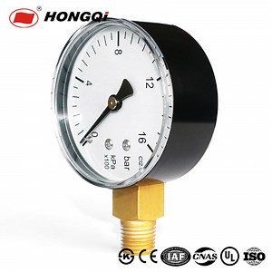 [Hot Item] Spring Pressure Gauge of Steel and Chrome - Plated for Pressure Measurement