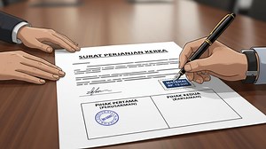 Contoh Surat Kontrak Kerja Sederhana untuk Berbagai Jenis Pekerjaan