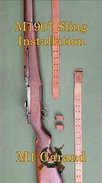 M1 Garand, 1907 sling installation