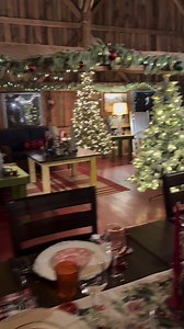Our holiday barn decorations | Blue Heron Farm and Retreat