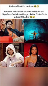 Farhana Bhatt Itna Sach Nhi Bolna Tha 🤣😂#bigboss19 #bigbossupdate #bb19 #farhanabhatt #gauravkhanna