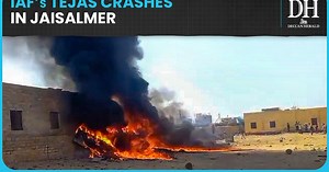 IAF's Tejas aircraft crashes during operational training sortie