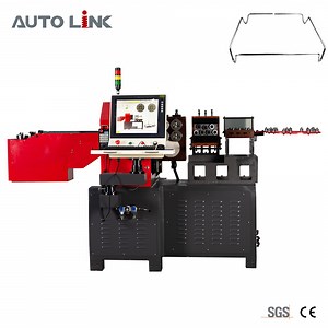 [Hot Item] Full Servo Sanyo Motor Auto Link WB-3D-408R 3D Wire Bending Machine to Bend Rectangular Frame Support