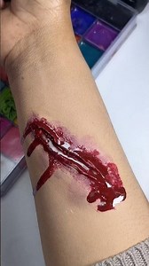 PROSTHETIC MAKEUP 💄 #shorts #viral #makeup #horror