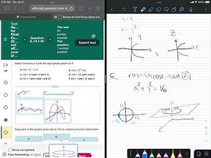 Match Parametric Equations with their Graphs
