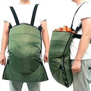 [Hot Item] Adjustable Harvest Vegetable Picking Organizer Harvest Picking Collecting Apron Garden Apron Big Fruit Picking Bag