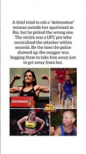 Thief Picks The WRONG Victim: UFC Pro Polyana Viana Neutralizes Attacker In Rio #shorts #ufc #mma
