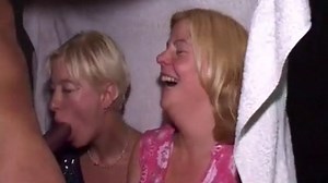 British Women Attend Public Male Stripper Party