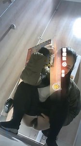 Cute Chinese women spied using squat toilet