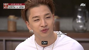 Taeyang gets so excited from his food, he gives a little dance preview from his concert 😍 #BIGBANG | ZAPZEE