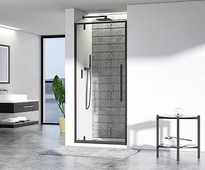 [Hot Item] One Glass Panel Pivot Hinge Shower Door with Aluminum Frame 700X1950 mm