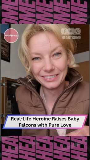 These baby falcons aren’t just surviving—they’re thriving! #babyanimals #falconcare #supermom #animalmoments #cutebirds #falconfeeding #birdwatching | Heartsome