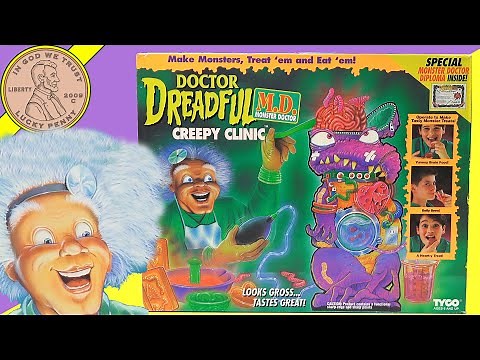 1996 Doctor Dreadful Creepy Clinic Candy Set - Tyco