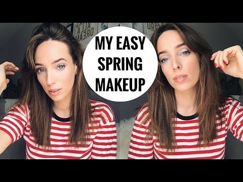 EASY SPRING MAKEUP 🌼 GLITTER EYE & NUDE GLOSSY LIP 💄 CIARA O' DOHERTY