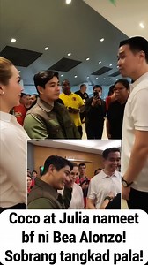 2.5M views · 30K reactions | Coco Martin at Julia Montes nameet bf ni Bea Alonzo na si Vincent Co! Sobrang tangkad! | The Pinoy Channel Showbiz | Facebook