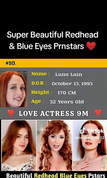 #Super Beautiful Redhead & Blue Eyes Prnstars ❤️#viralvideo #Hollywood #fyppppppppppppppppppppppp