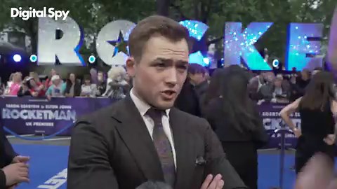 First look at Taron Egerton's shaved head transformation in \