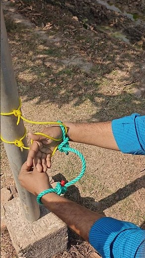 The mystery of escaping the knot held by an ancient bandit. You're free in seconds!!