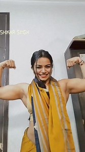 213K views · 2K reactions | #flex #saree #fitness #indian #woman #explore #bodybuilder #femalefitnesscoach #fitness #bodybuilder #reelstrending #fitness #saree #biceps #reelkarofeelkarofeelkaro | Saree muscle factory | Facebook