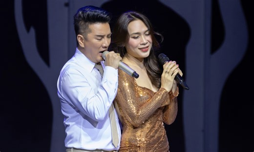 Mỹ Tâm, Đàm Vĩnh Hưng tình tứ trên sân khấu
