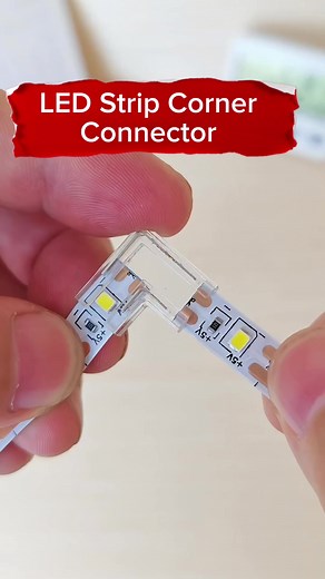 #ledstrip #ledstripconnector #homediy #homediyproject #lightbeltconnector #cornerconnector #connector #simple #easy #connectorsupplier #foryou #foryoupage #connectorfactory #transparents With this connector, there is no dark area for your light strip connection.