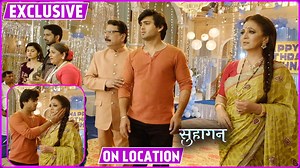 Suhaagan On Location: Krish Ke Birthday Par Hua Bada Hungama, Bindiya Hui Gayab #suhagan #garimakishnani #raghavthakur | Telly Reporter