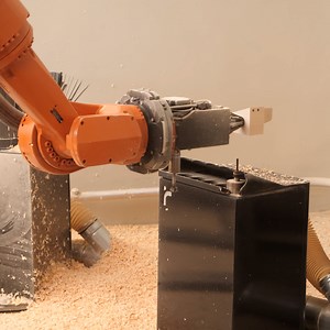 Robot making furniture | DeMilked