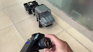 The test video of JDM-157 6*6 off-road tractor truck #rc #jdmrc #hydraulic #rcmodel | JDModel RC construction truck