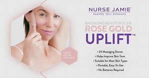📣 Get your #InstantUplift on with the Nurse Jamie #UpLift Massaging Beauty Roller in Rose Gold ✨ Available only on HSN #StayBeautiful #StayHandsome 💜UpLift Massaging Beauty Roller http://ow.ly/OqBW30o1naN #HappyShopping | Nurse Jamie