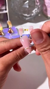11K views · 130 reactions | Comment “HANDY” and check your inbox — I’ll send the press-on link straight to you!  Soft pink base with glossy yellow tips and delicate floral details — fresh, playful, and perfect for a cute at-home nail session #NailTips #PressOnNails #NailInspo #NailArt #NailCare | Nail Handy | Facebook