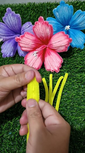 other version of hibiscus flower tutorial #hibiscusflower #fuzzywireflower #highlightsシ゚ #followersreelsfypシ゚viralシfypシ゚viralシ | Richelle Vaguchay