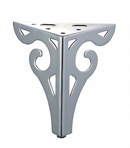Hollow Metal Chrome Kitchen Fittings Flower Table Sofa Legs