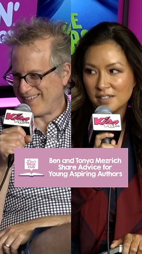 Ben and Tonya Mezrich shared some advice with young aspiring authors last night at our Lisa’s Book Club event in the #DunkinMusicLoungeBoston ❤️ Check out their new book Charlie Numbers and the UFO Bash! Watch the full interview at the link in our bio. | Kiss 108