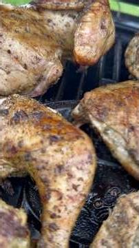 Chicken on the Char-Griller Akorn Hits Different 🔥🍗 #grilledchicken #bbq #grilling #food #cooking