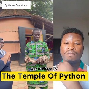 1.5K views · 36 reactions | The Temple Of Python ©️ Mariam Oyakhilome. | Awake Afrika | Facebook