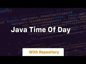 java time of day