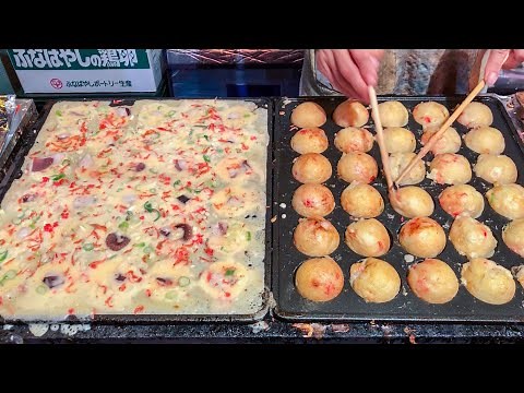Japanese street food - TAKOYAKI たこ焼き