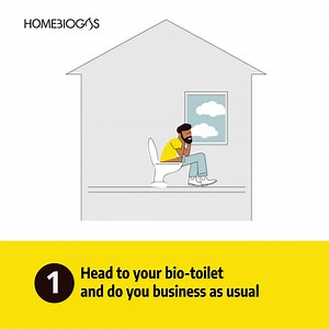 This flush & go bio-toilet turns your waste into renewable energy without the hassle of composting. | HomeBiogas