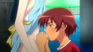 Anime shemale gets her cock sucked