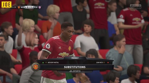 906K views · 1.1K shares | Here are the 5 biggest new features on EA SPORTS FIFA 18. This is brand new exclusive gameplay footage ⚽⚽⚽ | JOE.co.uk | Facebook