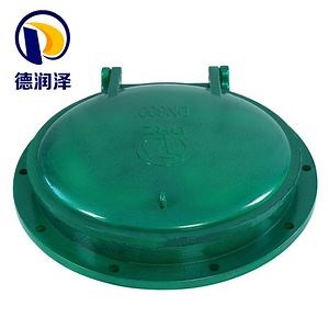 [Hot Item] Water Treatment Safety Non-Return Drain Flap Gate FRP Check Valve
