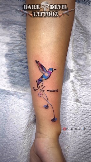 🔥💪🏻Colored 🐦 bird💪🏻🔥 @daredevil_tattooz_official @daredevil_reels . . #daredeviltattooz #daredeviltattoozofficial #daredeviltattooz_official #ranveersinghroney #daredevilreel #daredevilreel #daredevilreelz #tattoolife #tattooedgirls #girlstattoo #topten #artist #punjab #mohalidaredevilz #ludhianadaredevilz #chandigarhdaredevilz #calligraphy #unique #punjabisinger #reelsinstagram #reelers #reelsvideo #réel #surindersaiji #fyp | Dare Devil Tattooz