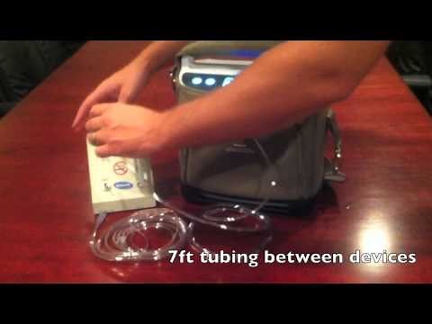 Invacare Precise Rx Pediatric Flow Meter with SimplyGo Portable Oxygen Concentrator