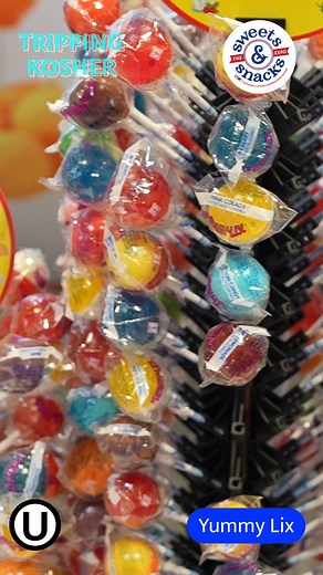 Tripping Kosher #shorts: Yummy Lix Gourmet Lollipops from the ultimate candy man #lollipop #lollipops #30flavors #yummylix #koshersnacks #SweetsAndSnacks Sweets And Snacks Expo | Tripping Kosher | Facebook