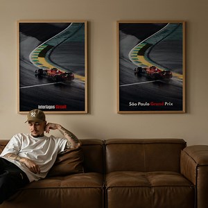 Interlagossteckbrief & Grand-Prix-Poster von Sao Paulo | F1 Wandkunst (Digitaler Download) - Etsy.de