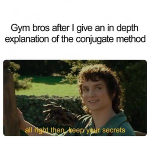 4.5K views · 57 reactions | Look guys, it’s really not that fucking complicated. #elitefts #conjugatemethod #conjugate #westsidebarbell #powerliftingmemes | elitefts | Facebook