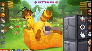 Minecraft Queen Bee Moans Loudly from a Dick in Her Ass (It’s So Deep!!) | Adorable Piston Trap Craf