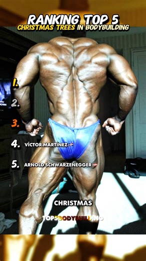 Who Had The BEST Christmas Tree in Bodybuilding? 🌲😲| #bodybuilding #mrolympia #gym