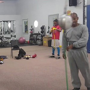 Saturday morning workout! #hardwork #boxercise #BellyRub #bcnation #bigcountrynation | Roy "Big Country" Nelson